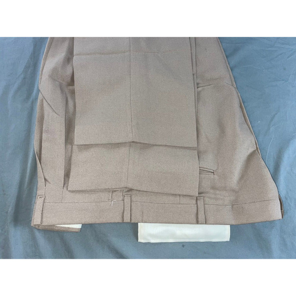 Wentworth Vintage Wards Easy Care Washable Wool Dress Pants, Slacks. Men's 42X30 - Picture 4 of 10